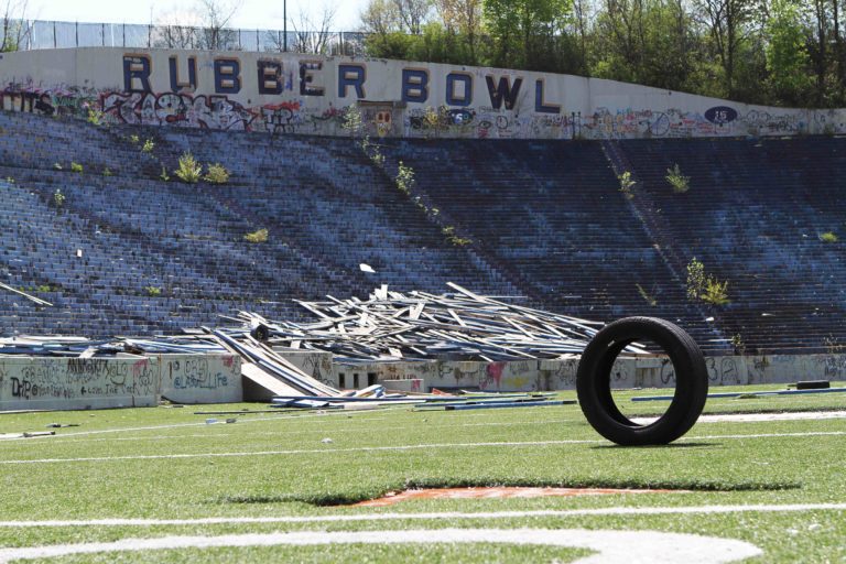 Akron Rubber Bowl Sad